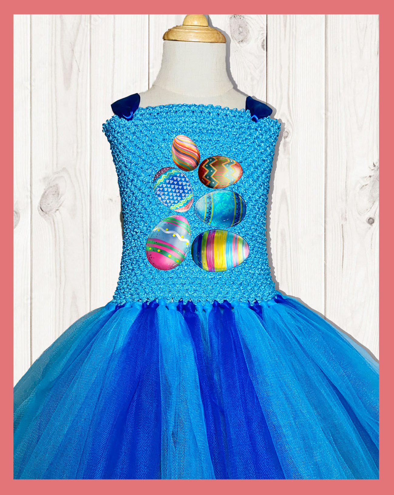 Bright Easter Egg Tutu Party Dress