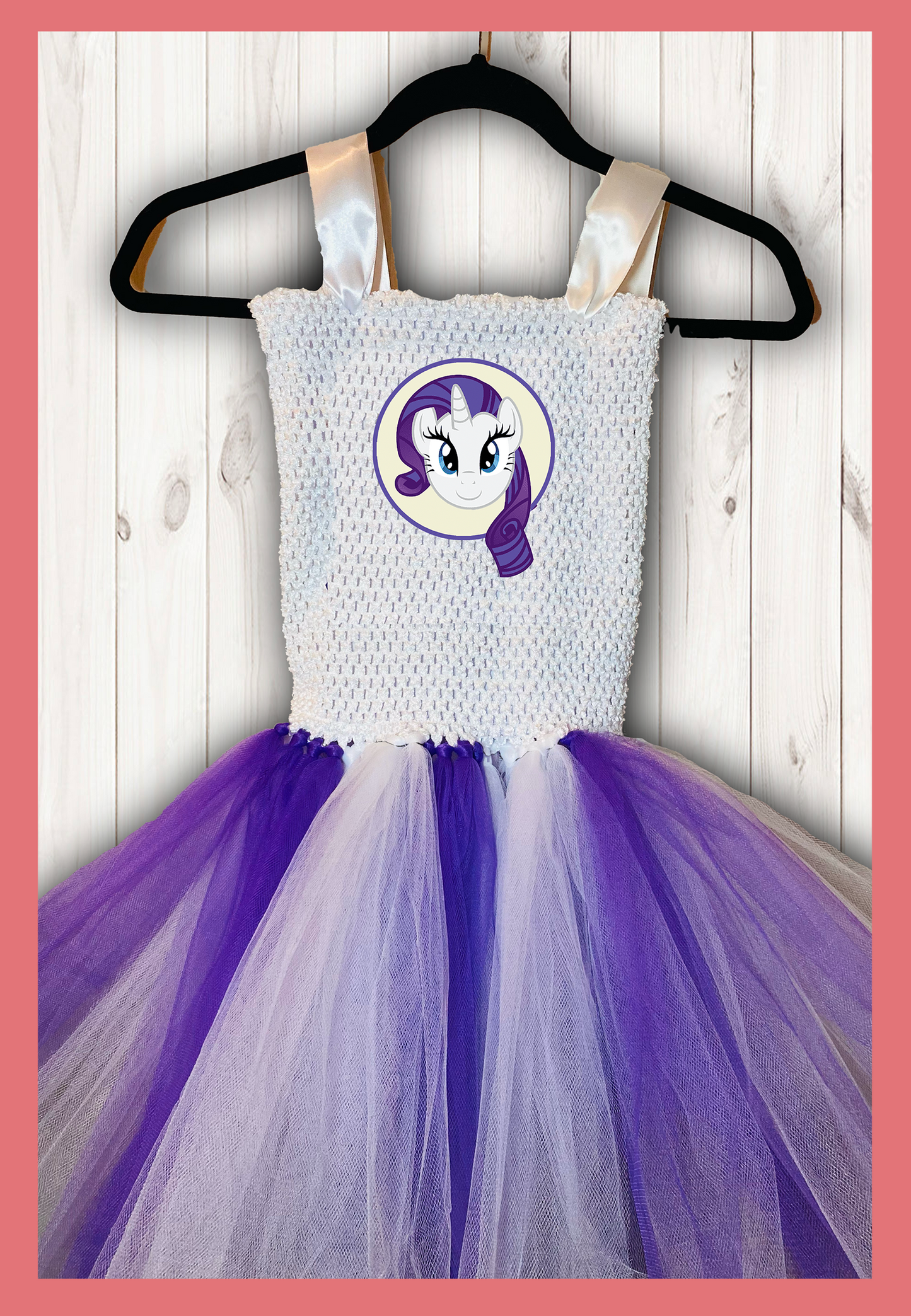 MLP Rarity Tutu Party Dress with Cotton Lined Top - Friendship is Magic, Pony - Free Shipping!