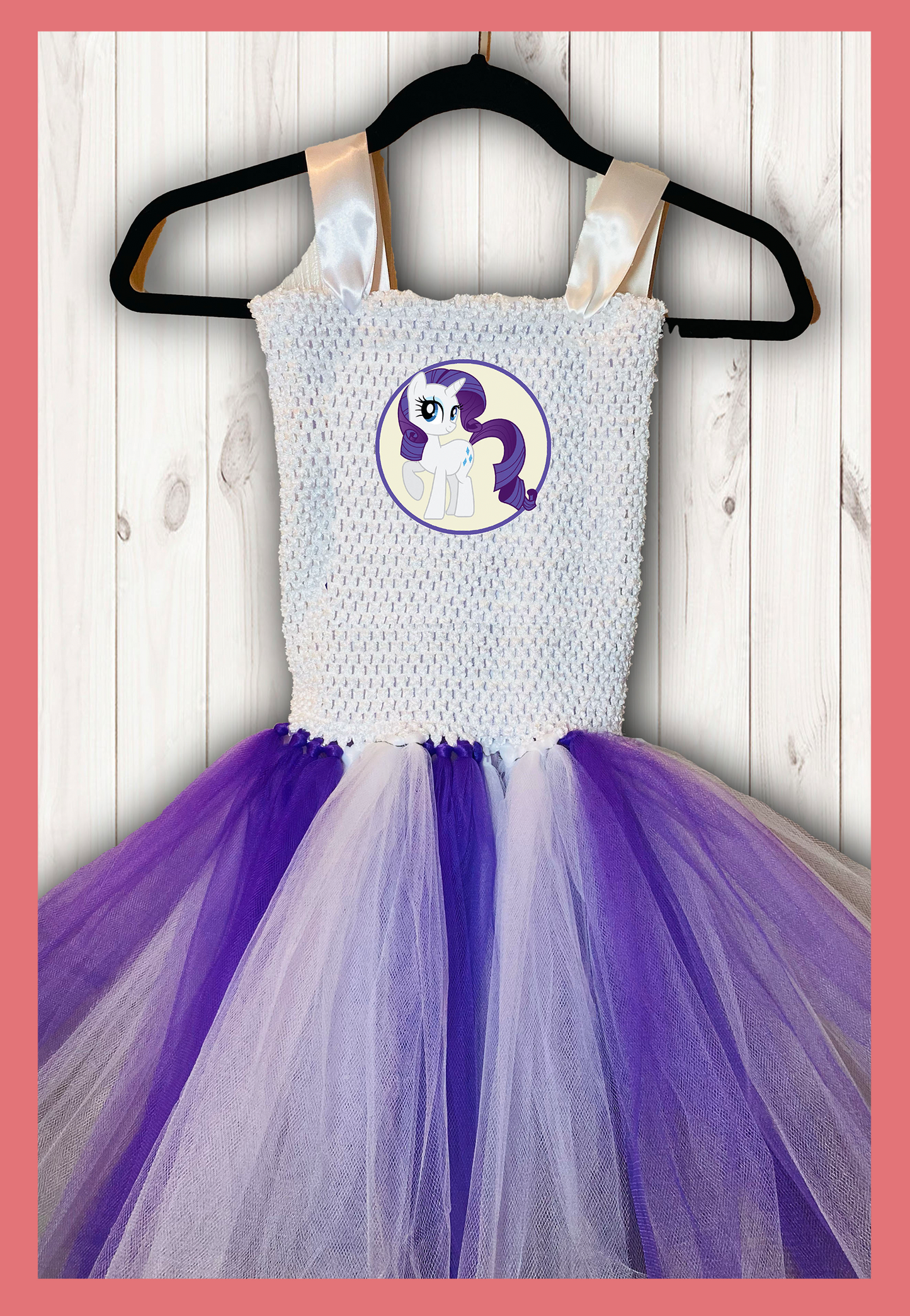 MLP Rarity Tutu Party Dress with Cotton Lined Top - Friendship is Magic, Pony - Free Shipping!