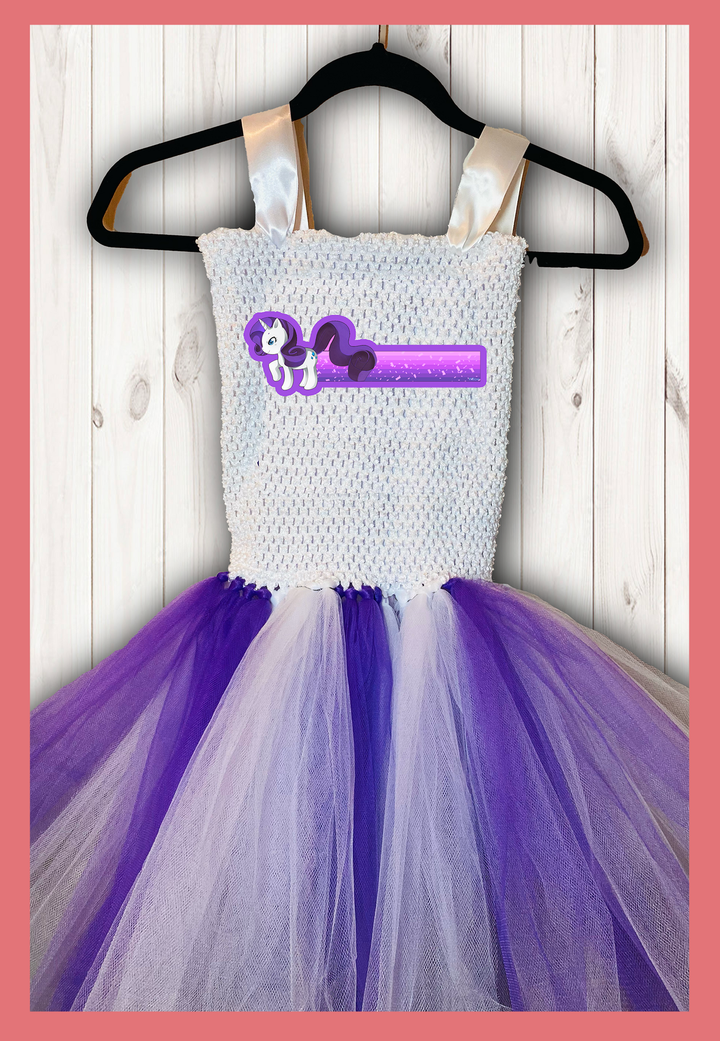 MLP Rarity Tutu Party Dress with Cotton Lined Top - Friendship is Magic, Pony - Free Shipping!