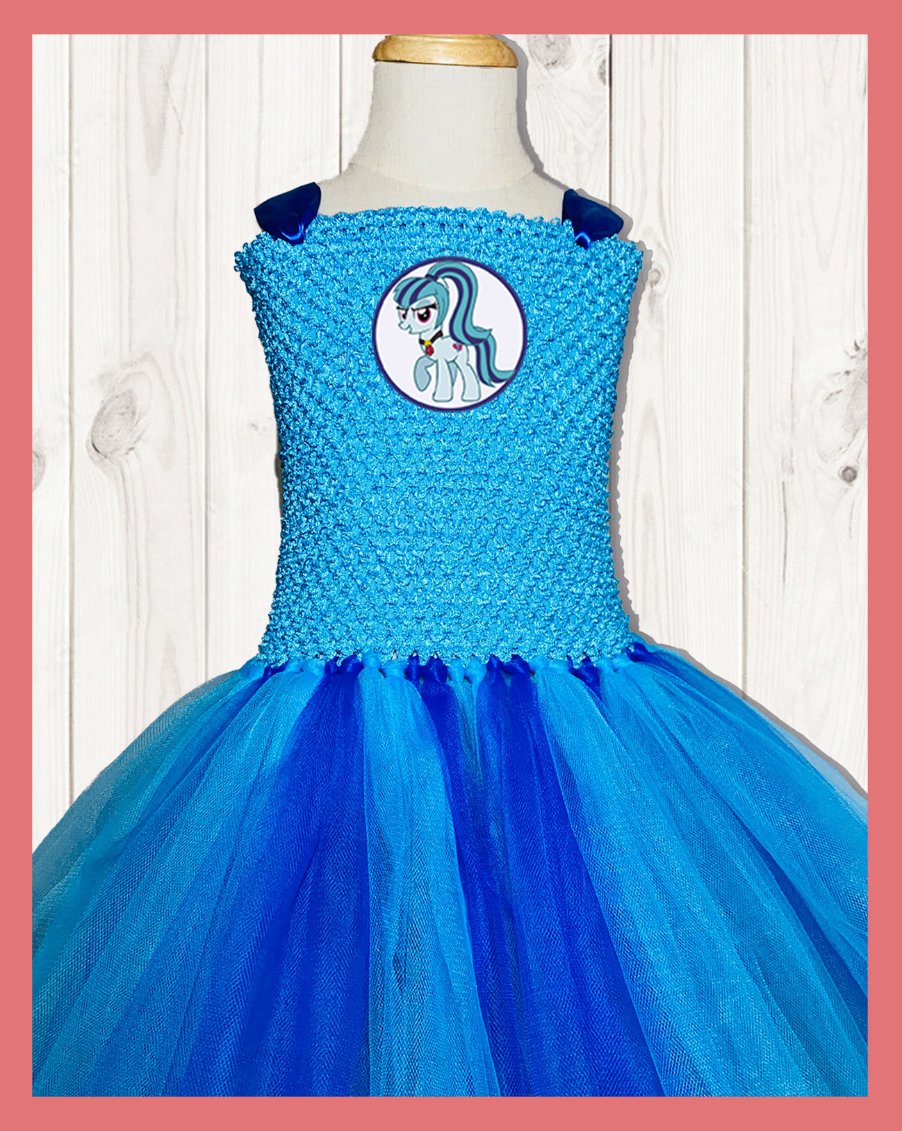 Sonata Dust, MLP, Cotton Lined Tutu Party Dress - Free 1st Class Shipping!