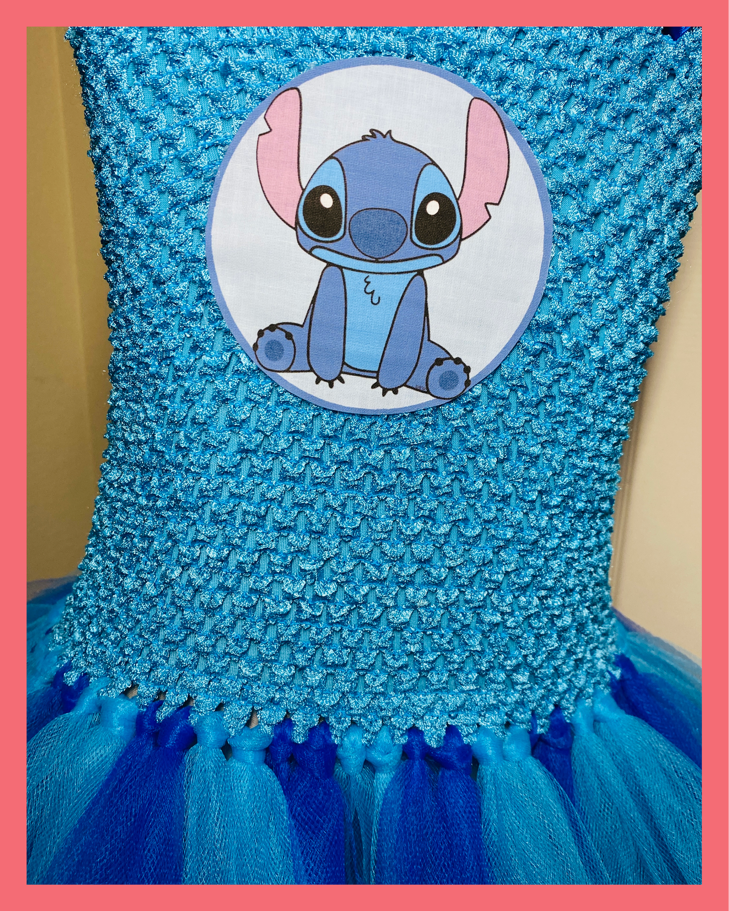 Stitch Tutu Party Dress with Cotton Lined Top - Free Shipping!