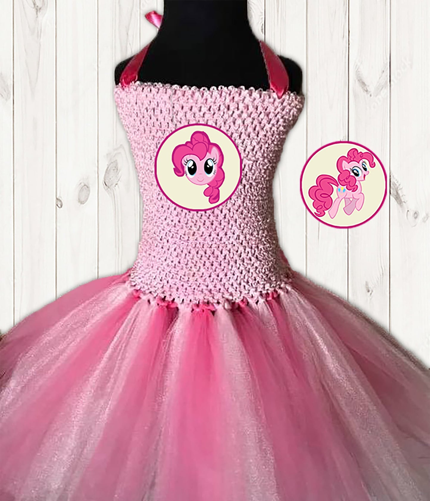 MLP Pinkie Pie Tutu Party Dress with Cotton Lined Top - Friendship is Magic, Pony - Free Shipping!