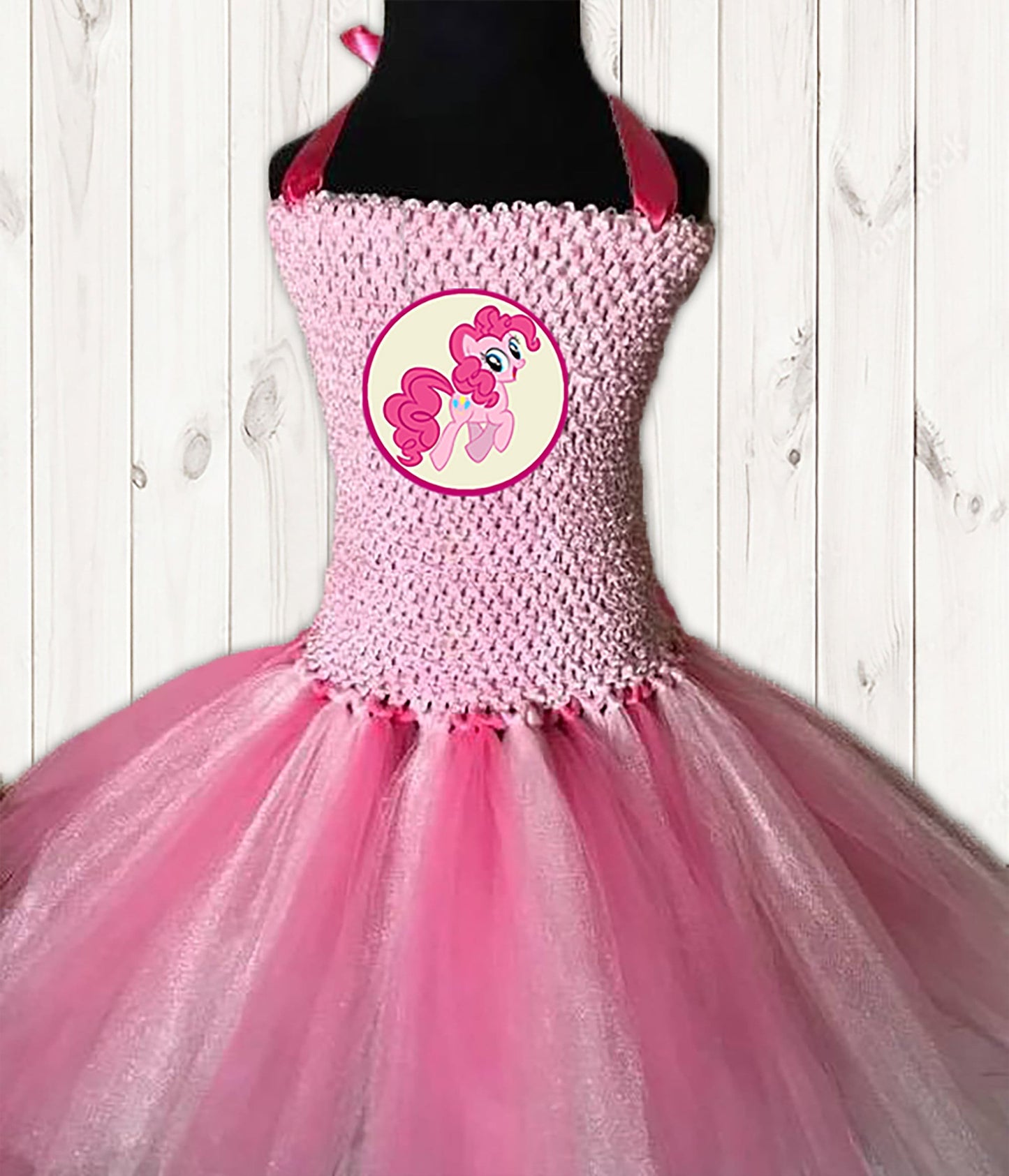 MLP Pinkie Pie Tutu Party Dress with Cotton Lined Top - Friendship is Magic, Pony - Free Shipping!