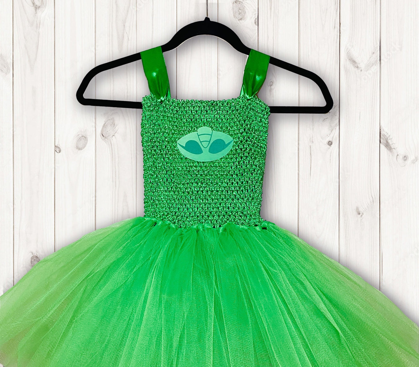 Gecko PJ Masks Tutu Party Dress with Cotton Lined Top