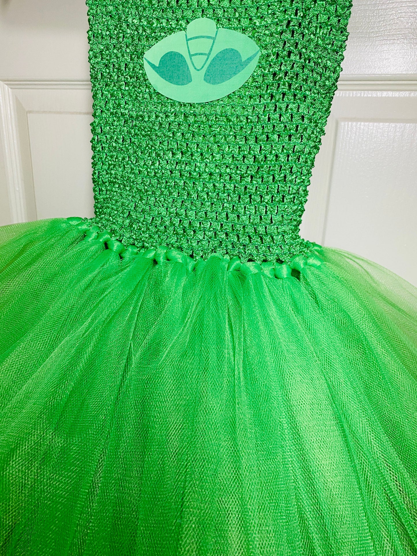 Gecko PJ Masks Tutu Party Dress with Cotton Lined Top