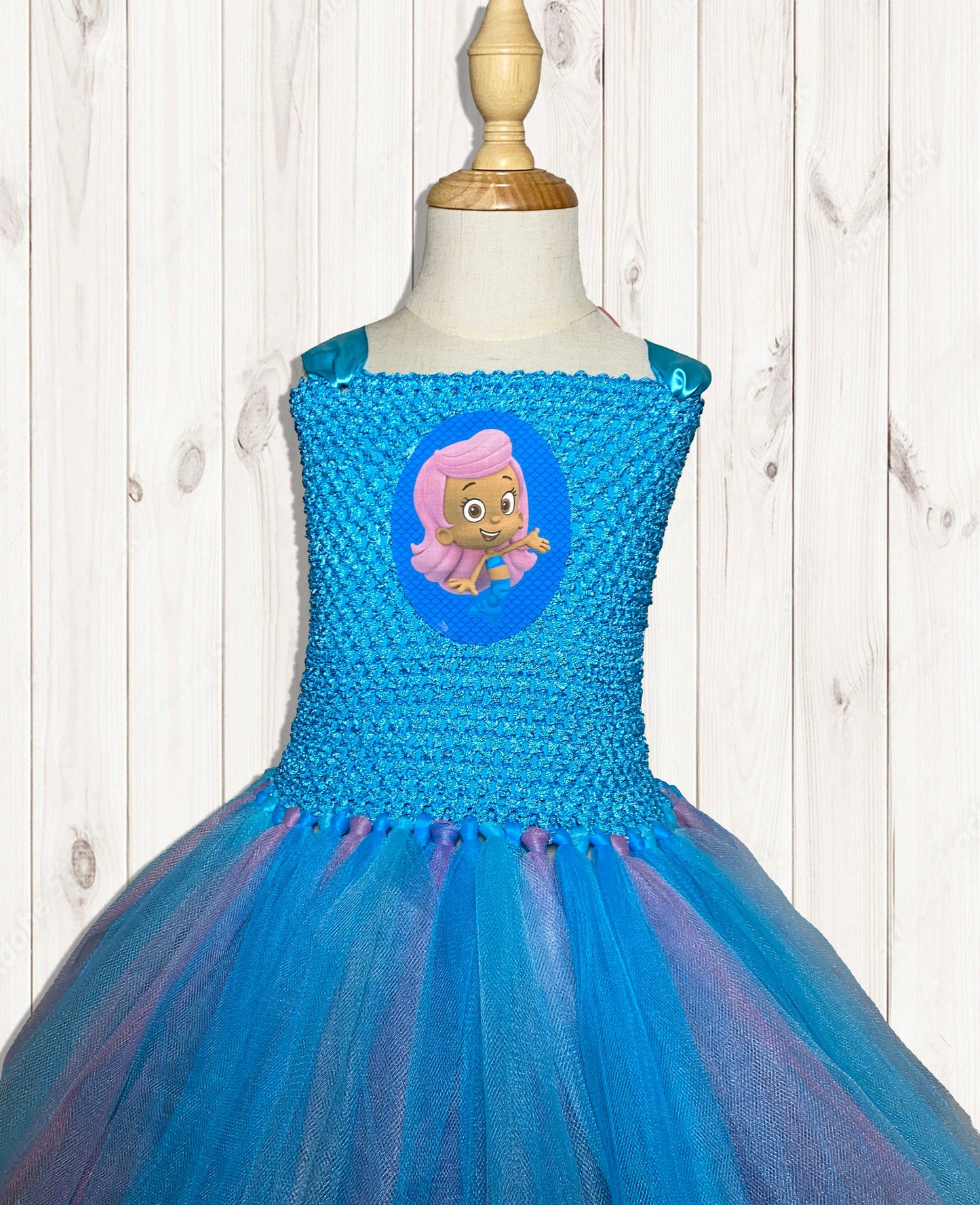 Bubble Guppies Molly Halloween Costume Tutu Dress with Cotton Lined Top