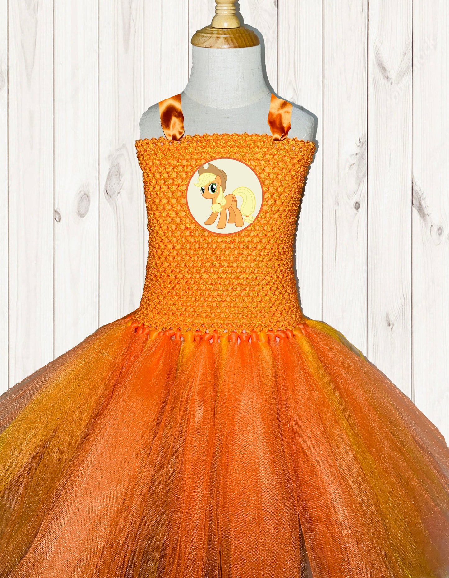 Applejack Pony Tutu Party Dress - Free Standard Shipping!