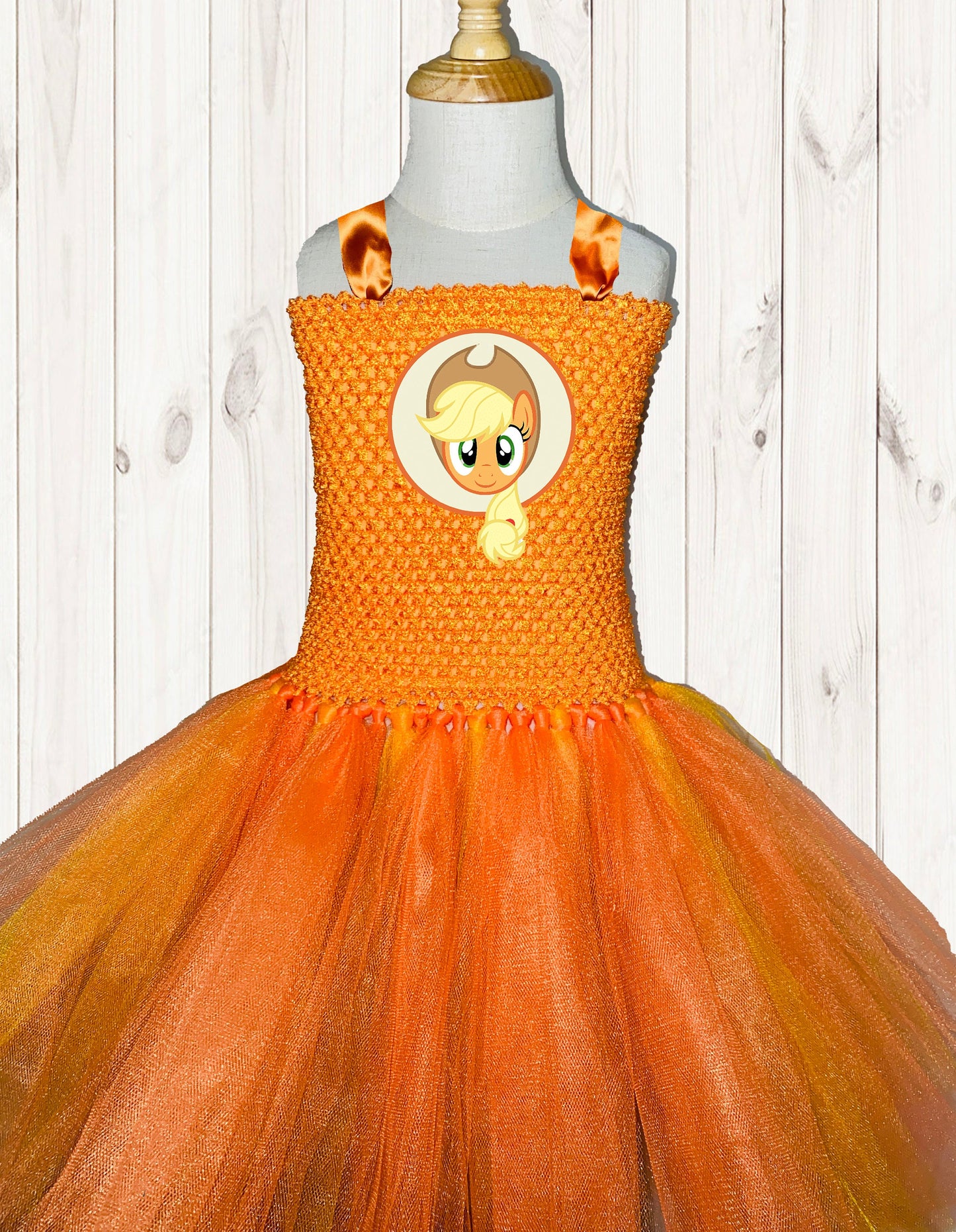 Applejack Pony Tutu Party Dress - Free Standard Shipping!